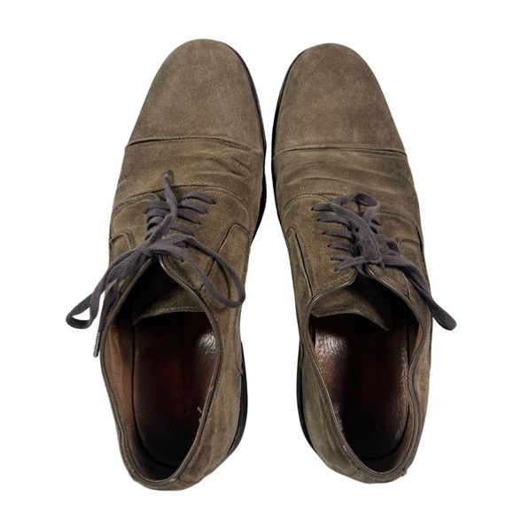 John Varvatos Men’s Green Suede Lace Up Oxford Shoes Size 11.5M main image 7